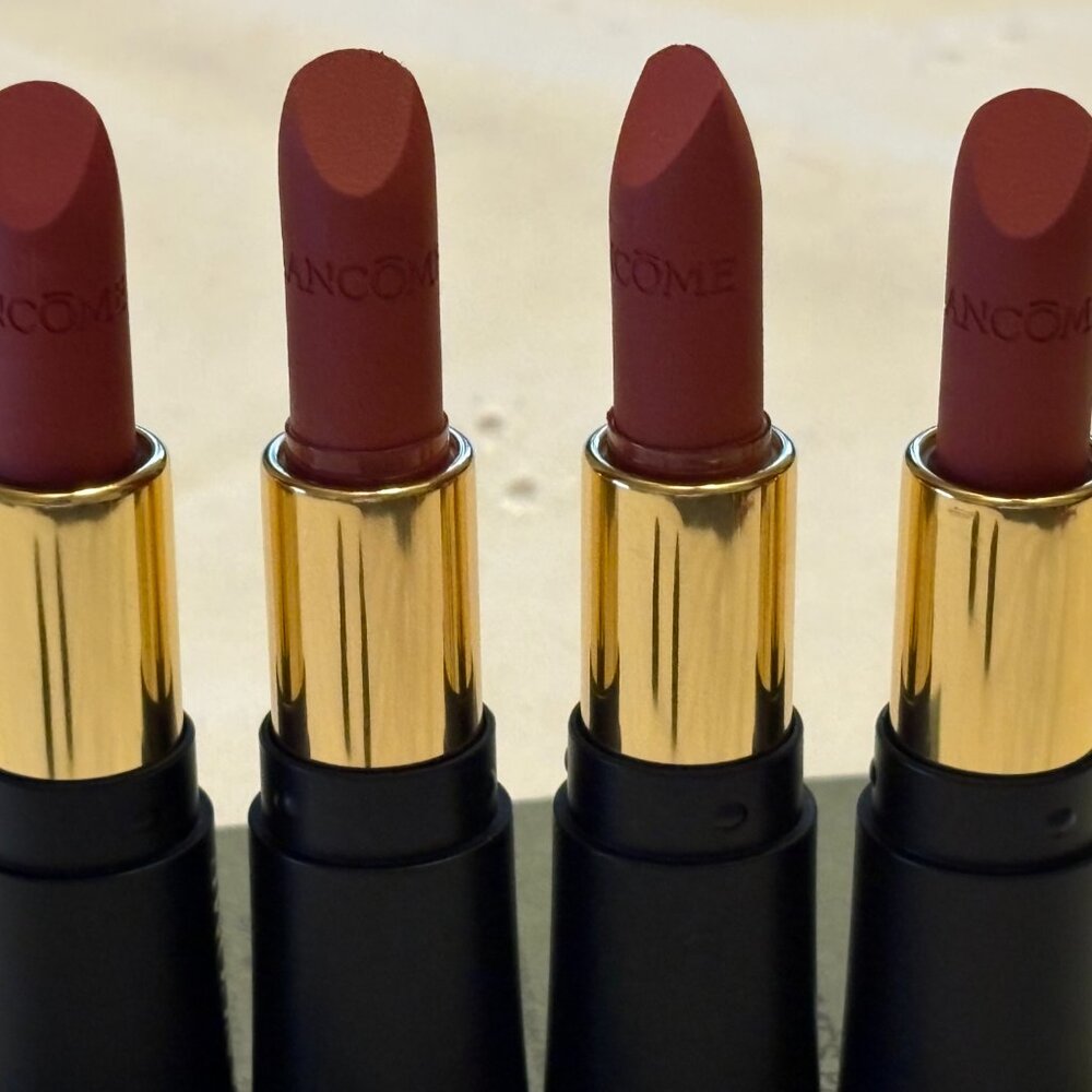 4 New Lancome L'absolu Rouge Cream Lipstick 274 French Tea Mini Size 1.6g each